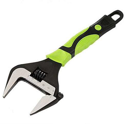 Plumbing Adjustable Wrench, Universal Spanner, Wide Opening Thin, Chrome Vanadium Alloy Adjustable Spanner and Pipe Forceps 6-inch 8-inch, 10-inch, 12-inch (10 Inch)