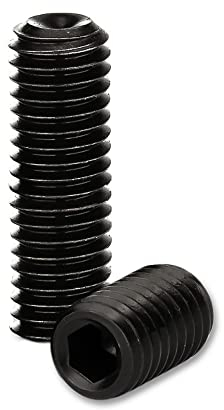 DOJA Industrial | Gewindestifte Madenschrauben | M4 x 20 mm | PACK 20 | Schrauben ohne Kopf | Madenschraube Hex Grub Sechskant | Gewindestift Einschraubmutter | Tuergriff mit Innensechskant