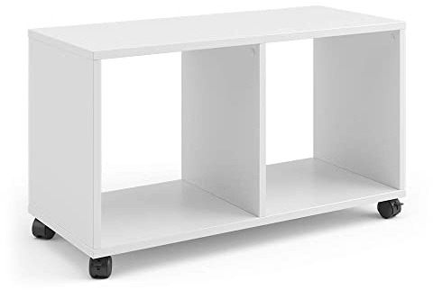 Vicco Kinderregal Luigi, Spielzeugregal für Faltboxen, Weiß, 72 x 42.4 cm