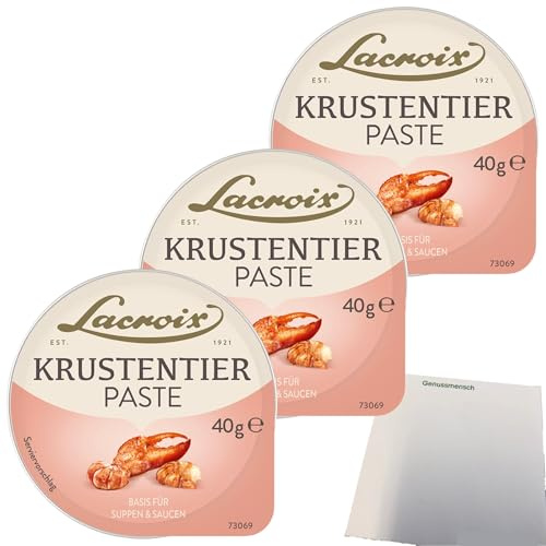 Lacroix Krustentier Paste 3er Pack (3x40g Becher) + usy Block