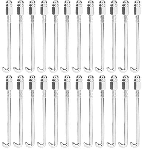 Cocosity Banjo Bracket Hook, Metall Banjo Round Hooks Banjo Parts, Banjo Tension Hooks für Ukulele Musikinstrument