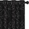 Deconovo Gardinen Verdunkelung für Schlafzimmer Dicke Thermovorhang Kälteschut Hitzeschutz Thermo Vorhänge mit Ösen Abdunkelnd Vorhang mit Muster, 245x140 cm(HöhexBreite), Diamant Schwarz, 2er Set