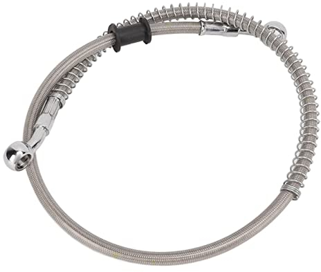 Bremsleitung, Motorrad-Bremsleitung, hitzebeständiger Universal-Motorrad-Bremsgasschlauch für Motorrad(70cm)
