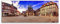 Panorama Gemälde Druck auf Leinwand,Landschaft im Stadtzentrum von Wernigerode,Gebäude Gemälde Landschaft Poster und Drucke,Stadt Leinwandbild für Wohnzimmer Dekoration 40x100cm Rahmenlos