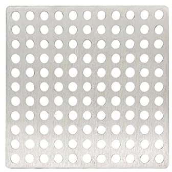 MMLFX 1 stück Edelstahl Bodenabläufe Net Abdeckung Square Dusche Ablauf Loch Filter Haarfänger Stopper for Küche Badezimmer Hardwareteile (Size : 12.5x12.5cm)