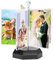 ZEEYUAN Acryl Fotorahmen 4x6 Selbstdrehender Acryl-Bilderrahmen Familie Fotorahmen, 360° drehbar Mehrfachbilderrahmen Desktop Foto Display/Einfügen 10 Fotos…