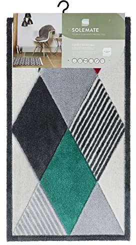JVL SOLEMATE Hand Carved Gem Door Mat, 57 X 100 cm