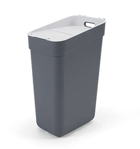 Curver Ready to Collect 30L Recycling Lift Top Bin Dark Grey