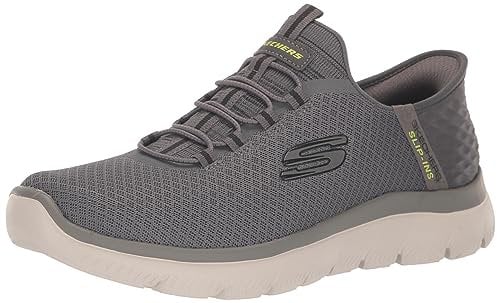 Skechers Summits High Range, Sneaker Uomo, Grigio (Charcoal Mesh Trim), 41 EU