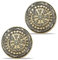 Norse Viking Mjolnir Coin Thor's Hammer Coin Nordischer Mythologie Talisman (Vegvisir Coin (Viking Compass))