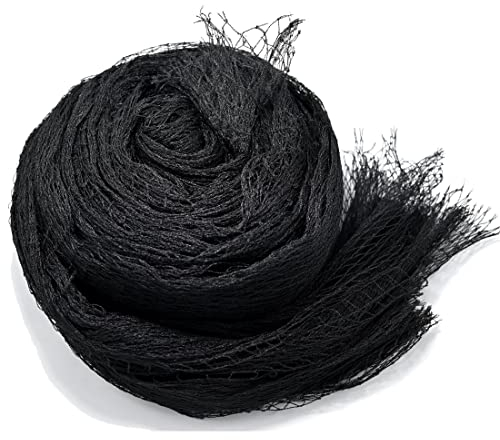 LINSOCLE 8m×6m Filet Anti - Oiseaux Noir pour Poulailler, Filet à Mailles Fines pour Bassin, Filet pour Potager/Fruitiers Résistant aux Intempéries