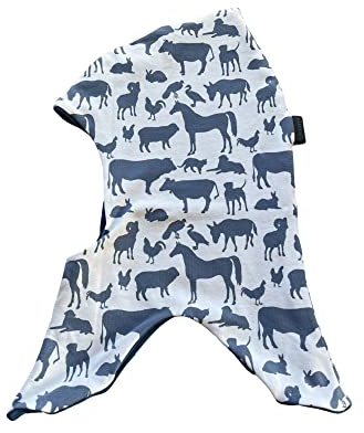 Schlupfmütze Tiere auf weiß 48-50