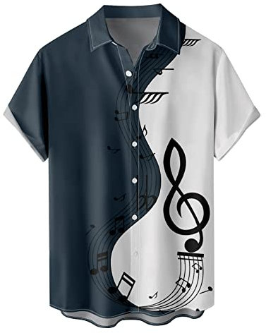 LAOSU Chemise Boutonnée Hommes Manches Courtes Été Chemise,Décontractée Chemise Noir Et Blanche,Hawaïenne Surchemise A Carreaux Homme,Chemise Voile De Coton Homme,Chemise De Bucheron