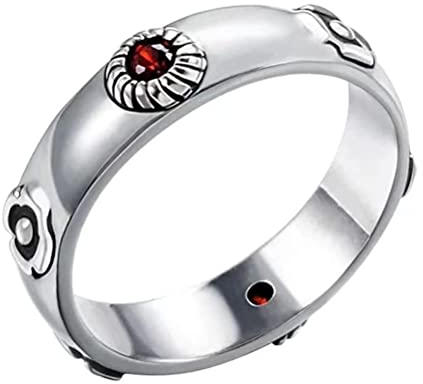 Heulring, 3 * 3 * 1 Anime Movie Ring Anime Cute Fashion Open Ring Cartoon Cosplay Schmuck Ring Legierungsring Männer und Frauen