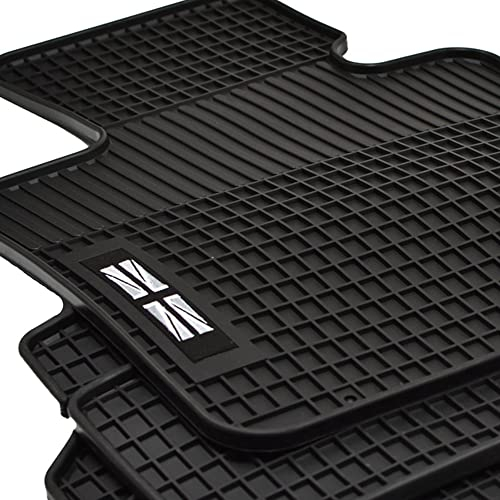 Mattenprofis Edition Gummimatten Gummifußmatten kompatibel mit Mini Cooper SE Elektro ab Bj. 2021 sw