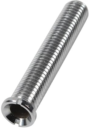 GIONAR 70mm Hohlschraube Spüle, Messing Abflusssiebschraube für Siebkorbventile Ventilabläufe 1.5 und 3.5, Zubehör für Küchenspülen Ablaufventil