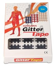 Nasara Original Gitter Tape Typ A, 2.0cm x 2.7cm, 180 Stück, dunkelblau