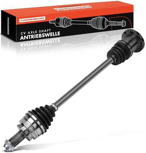 Frankberg Antriebswelle Achswelle Schaltgetriebe 33217504523 | mit ABS Ring,Hinterachse, Rechts; Kompatibel mit 3er E46, 3er Cabriolet E46, 3er Coupe E46, 3er Touring E46