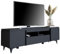Newroom TV Lowboard Schwarz Schiefer TV Schrank Modern Elegant - 177x51,5x40 cm (BxHxT) - Fernsehtisch TV Board Rack - [Lumaro.Five] Wohnzimmer