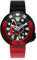 Nubeo Men's 50mm Ventana Automatic Starfleet Limited Edition Ops Red Watch with Silicone Strap NB-6104-03