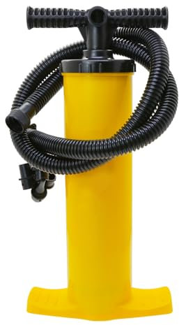 Solinder Zweiwege-Handpumpe Zweiwege-Handpumpe für aufblasbare Kajakbetten, Pool-Sofas, Zelte, multifunktionale Handpumpe, tragbare Hochdruck-Luftpumpe mit doppeltem Verwendungszweck zum Aufblasen und