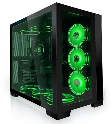 SYSTEMTREFF PC Gamer High-End AMD Ryzen 9 9900X 12x5.6GHz | Nvidia RTX 5090 32GB GDDR7 mit DLSS 4 | 1To M.2 NVMe | 32Go DDR5 RAM | Windows 11 Pro | Ordinateur de Bureau pour Les Joueurs, Les Gamers &
