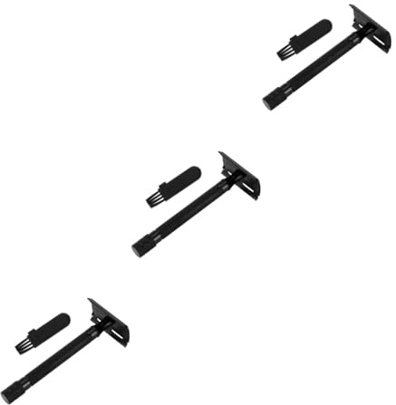 Baluue 3stücke Double Safety Für Handrasierer Manuell Mit Abnehmbarer Für Gründliche Und Sanfte Von Hautirritationen