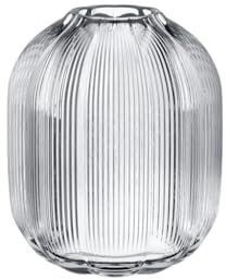 Villeroy & Boch – Fleur Vase 19 cm Klar, Spülmaschinenfest, Tischvase, Mundgeblasene und Handgefertigte Glasvase, Dekorative Blumenvase, Elegantes Blumendesign, Deko Wohnung, Home Decor, Glas