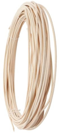 KALLORY 1 Rolle Geflochtenes Rattan Anhänger Beute Gewebte Stöcke Wald Befestigung Rattankorb Reparatur Kleiner Weidenkorb Aufbewahrungskörbe Mit Deckel Rattanrohrmaterial Boho- Auto