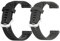 Yerozhui 2 pièces 20mm Bracelet sport en silicone à fermeture rapide pour garmin vivoactive 3/3 Music, Venu 2 Plus, Forerunner 245/645/55, Vivomove HR, Instinct 2S - étanche et résistant à la sueur