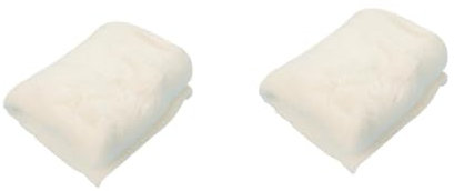 Cabilock 2 STK Bommeldecke Mit Fransen Bettdecke Schlaf Überwurf Für Die Couch Fleece Pompons Pompons Werfen Pom Pom Flanell Beige