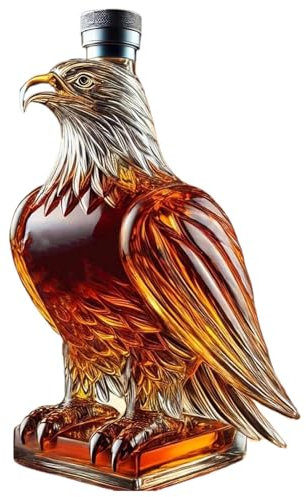 adle r Whiskey Flasche/Whiskey adle r Glasdekanter/adle r Whisky Karaffe/Whiskey adle r Dekanter/adle r Tierstatue Flaschenkaraffe/Einzigartige Glaskaraffe Für Whisky Karaffe