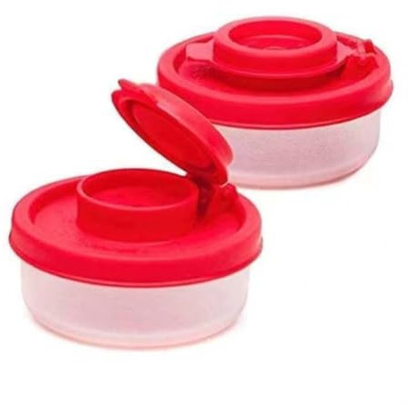 Generic Lot de 3/4 salières en plastique transparent sans BPA pour le camping, le pique-nique