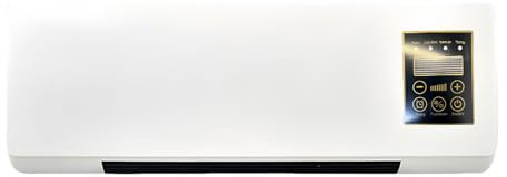 Fan and Heater Combo with No Installation, Compact AC and Heater Combo Unit for Indoor Bedroom, Office, Apartment Use (White)