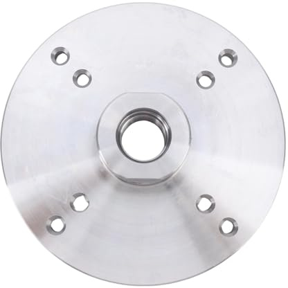 Stahl Holz Drehmaschine Flansch 6 Zoll, 1in - 8TPI Hauptwellen Adapter, Robustes Material, Einfache Montage - Langlebig, Vielseitig Einsetzbar, Für Holzbearbeitung und