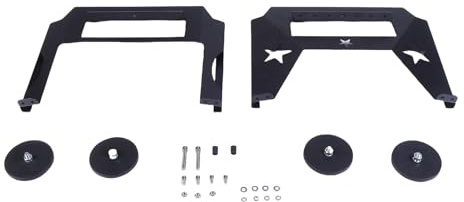 Garosa Kit de Montage Satellite sur Toit de Voiture, Construction en Acier au Carbone avec Base Magnétique, Installation Transparente pour Antenne Parabolique Gen 3 sur les Véhicules