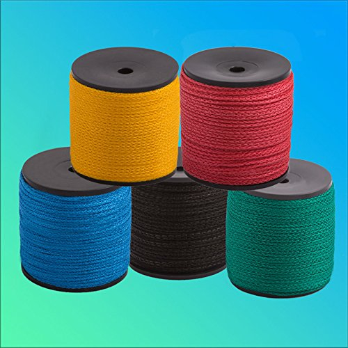 2 Stück Maurerschnur 100m / 2mm Gelb Polypropylen (0,039€/m)