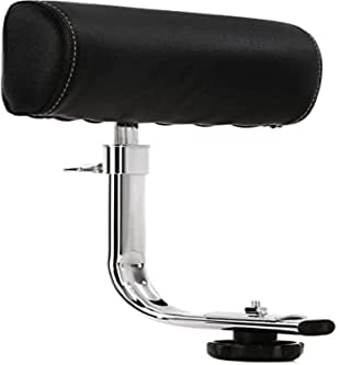 Gibraltar accessori per sgabello per batteria, schienale GABR (elevato comfort, migliore postura, supporto lombare, regolabile in altezza, cuscino posteriore inclinabile)