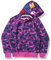 Bape Kapuzenpullover, Tarnfarben-Haifisch-Kapuzenpullover, Mode, Sportbekleidung, Reißverschluss, Hip-Hop, lustiges Oberteil, e, Small