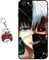 Staremeplz Compatible with iPhone 6 / iPhone 6s Case Anime Design [With Figure Keychain], Soft Silicone Flexible TPU Animation Phone Case for iPhone 6 / iPhone 6s