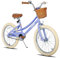 JOYSTAR 20 Zoll Kinderfahrrad für 7-10 jährige Mädchen, 20 Zoll mit Ständer & Korb, Kinderfahrrad,Lila