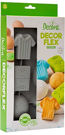 Decora 9260406 Silicone Football Mould 6 Cavities