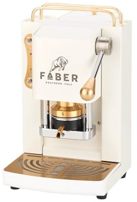 Faber Macchina Da Caffe' A Cialde Pro Mini Deluxe Pure White