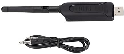 LE502 Bluetooth 5.3 Transmitter, 10M/33ft Long Range USB Bluetooth Adapter Low Latency Wireless Audio Transmitter Support Dual Stream for Windows XP 7 8 10, for Linux, for PS4, for Android system