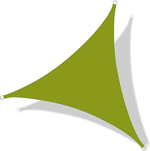 ZHANGY Voile D'ombrage Triangulaire pour Patio Toile D'ombrage Impermeable 4.5x4.5x4.5m/15x15x15ft, Toile Solaire Respirant Étanche Protection 95% Rayons UV Toile D Ombrage avec Le Kit De Fixation