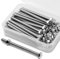 M5*70mm 25 Stück 304 Edelstahl Sechskantschrauben Bolzen und Muttern set, Maschinenschrauben schrauben