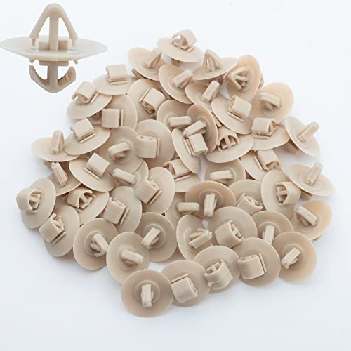 Konuooer 500326896 Lot de 50 clips en plastique pour garniture latérale de porte de voiture Compatible avec Renault Nis-san iveco daily