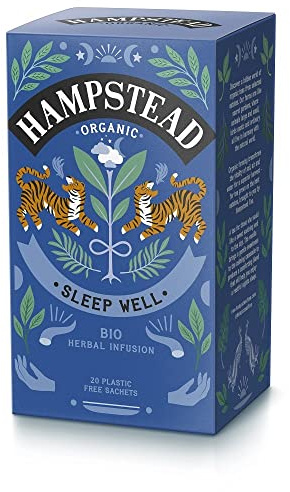 Hampstead Tea Sleep Well - Kräutertee 20 Beutel 25g (4er Pack)