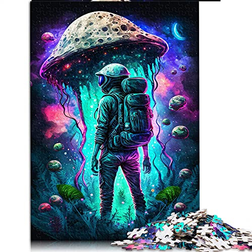 1000 Teile Puzzle Pilz Weltraumforscher Puzzle für Erwachsene Papppuzzles Puzzles für Erwachsene Geschenke (Größe 26x38cm)