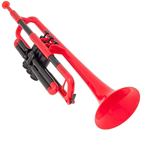 Purpurrote Plastik B Flach Trompete Messinginstrument